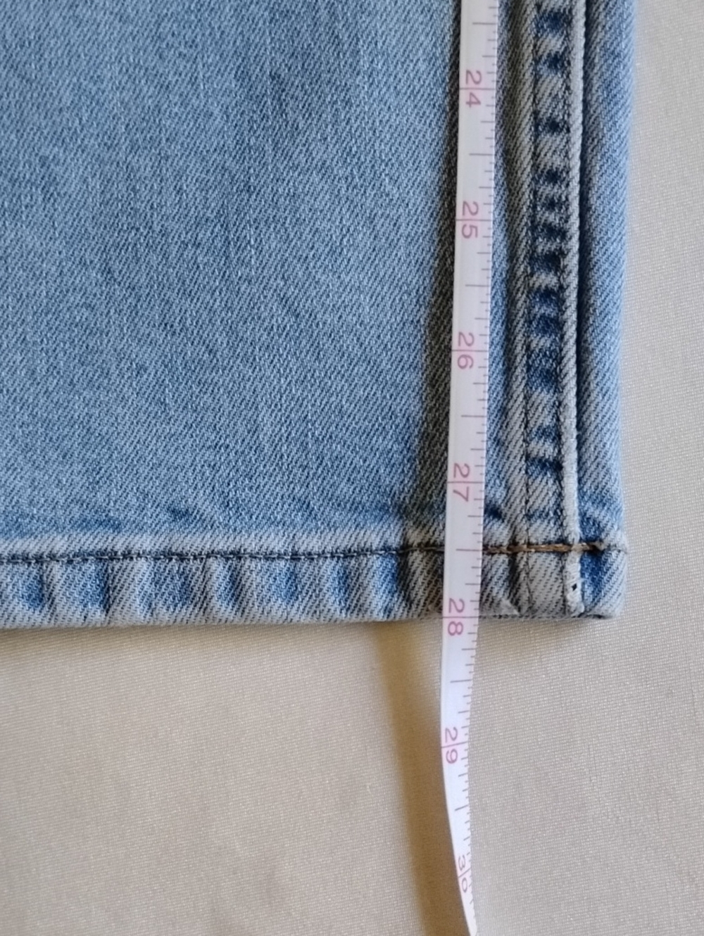 Everlane The Curvy Cheeky Ankle Jeans 30R 30x28 Light Wash - Picture 4 of 11